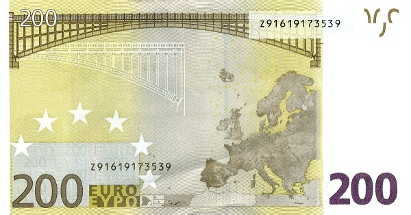 (058) European Union P19Z - 200 Euro (2002-Draghi)